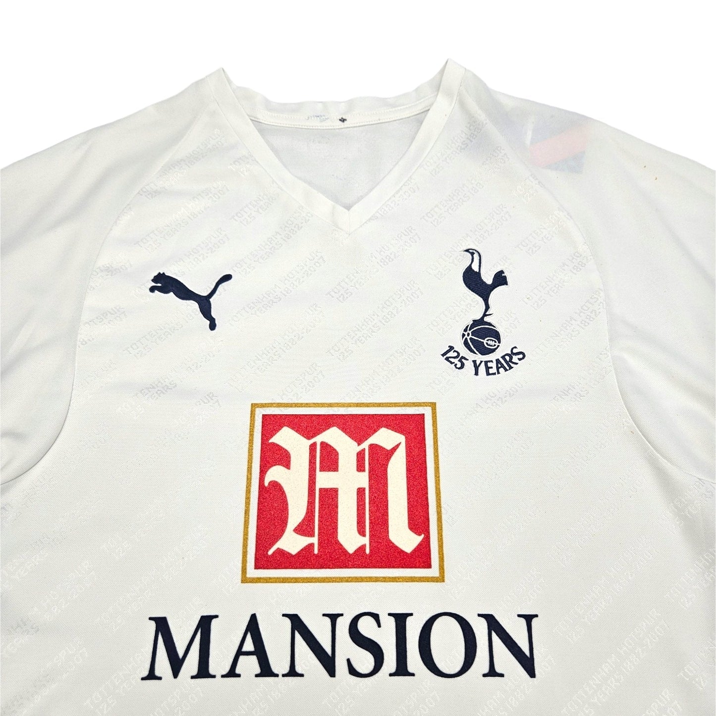 2007/08 Tottenham Hotspur Home Football Shirt (L) Puma #9 Berbatov (125 Years)