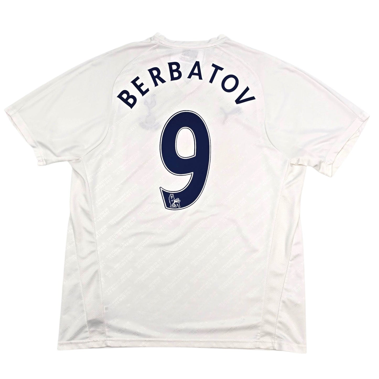 2007/08 Tottenham Hotspur Home Football Shirt (XL) Puma #9 Berbatov (Centenary)