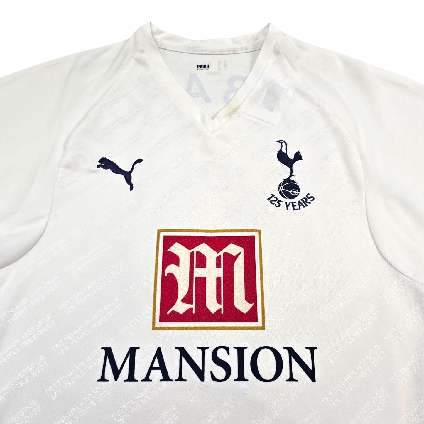 2007/08 Tottenham Hotspur Home Football Shirt (XL) Puma #9 Berbatov (Centenary)