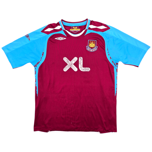 2007/08 West Ham United Home Football Shirt (XL) Umbro