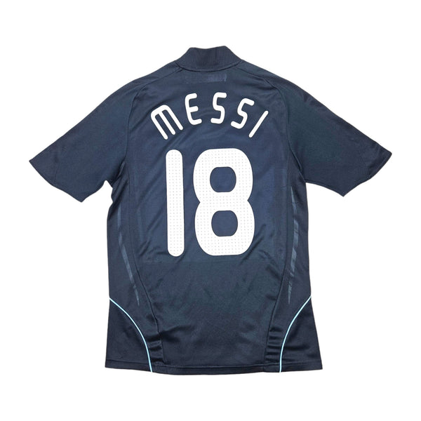 2007/09 Argentina Away Football Shirt (M) Adidas #18 Messi