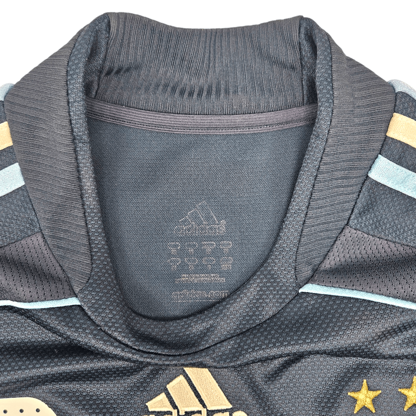 2007/09 Argentina Away Football Shirt (M) Adidas #18 Messi