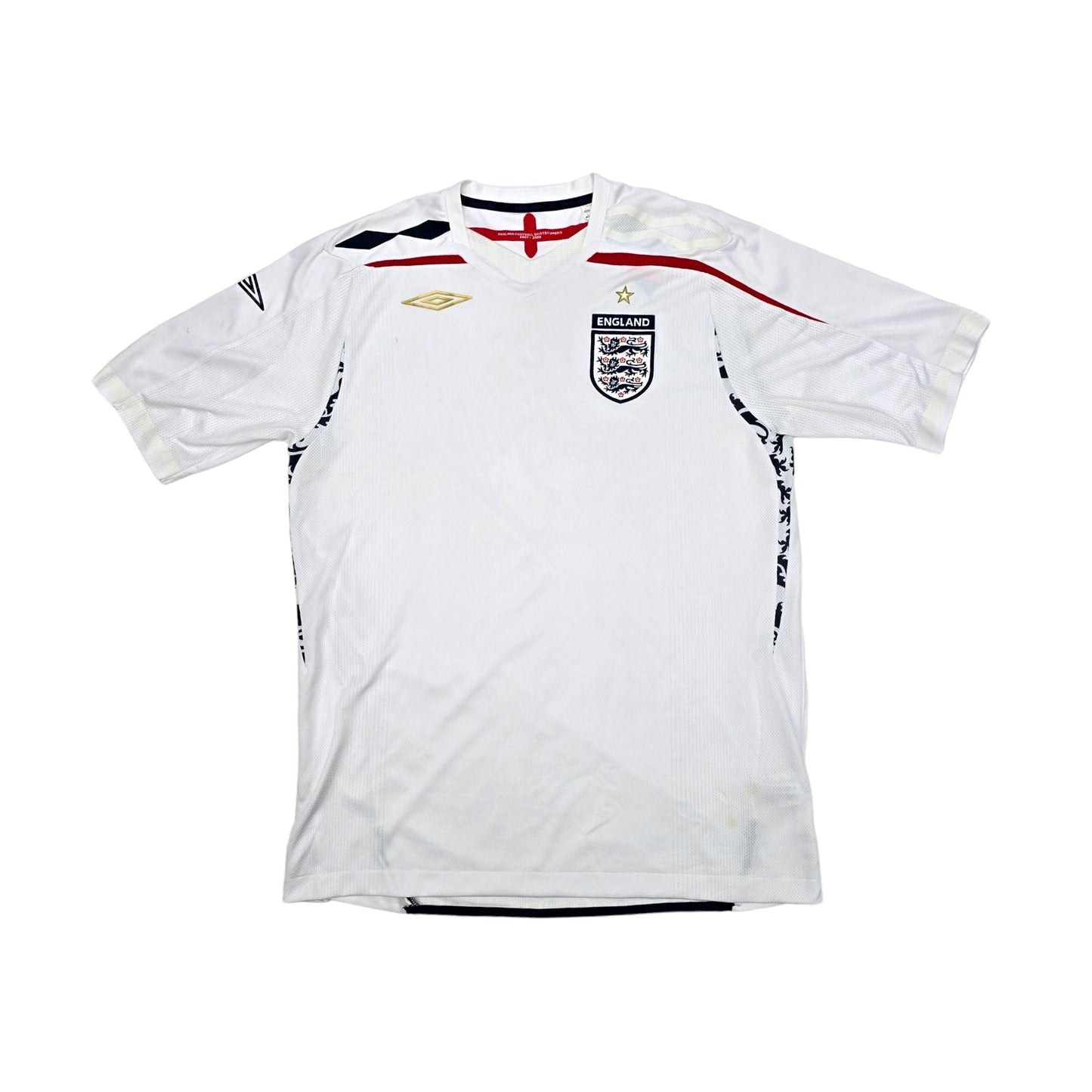 2007/09 England Home Football Shirt (L) Umbro