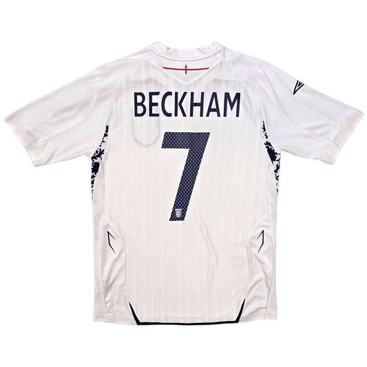 2007/09 England Home Football Shirt (S) Umbro #7 Beckham