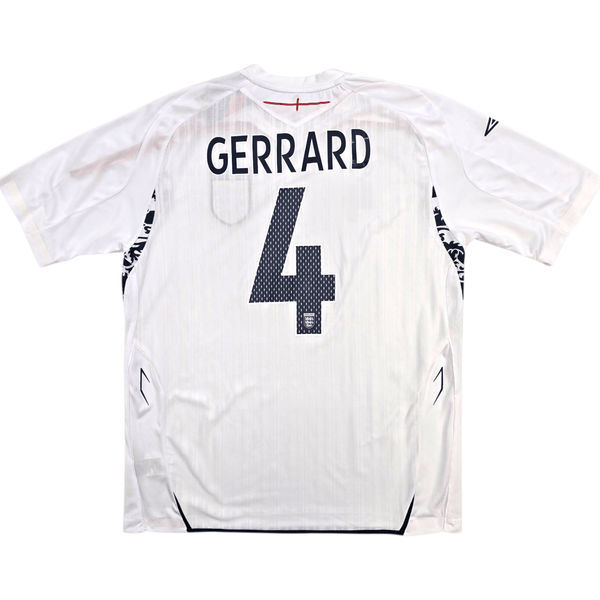 2007/09 England Home Football Shirt (XL) Umbro #4 Gerrard (BNWTs)