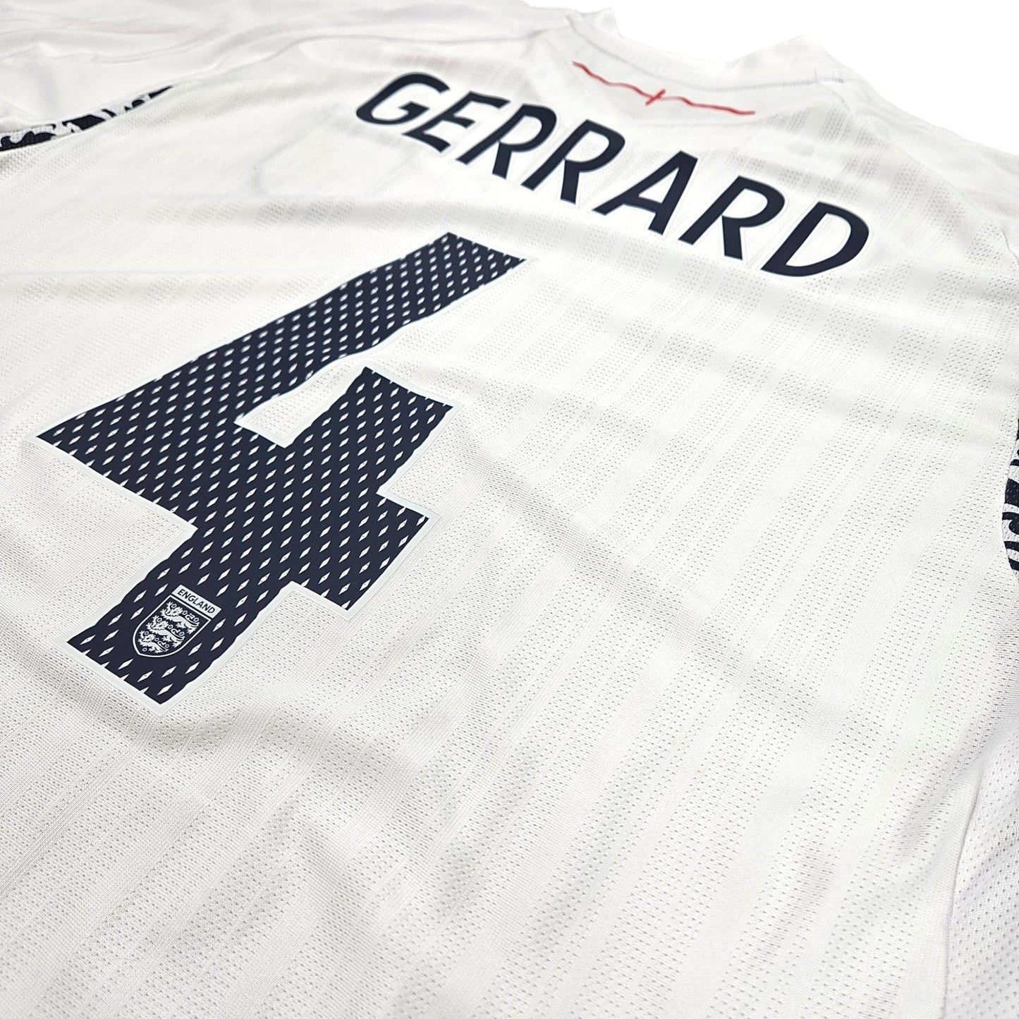 2007/09 England Home Football Shirt (XL) Umbro #4 Gerrard