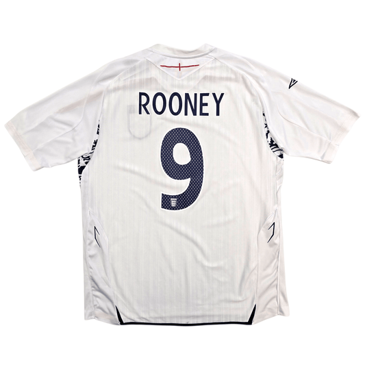 2007/09 England Home Football Shirt (XL) Umbro #9 Rooney
