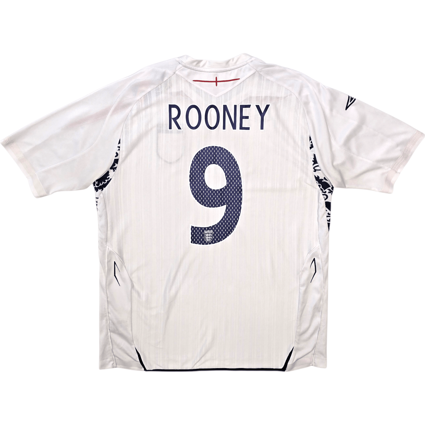 2007/09 England Home Football Shirt (XL) Umbro #9 Rooney