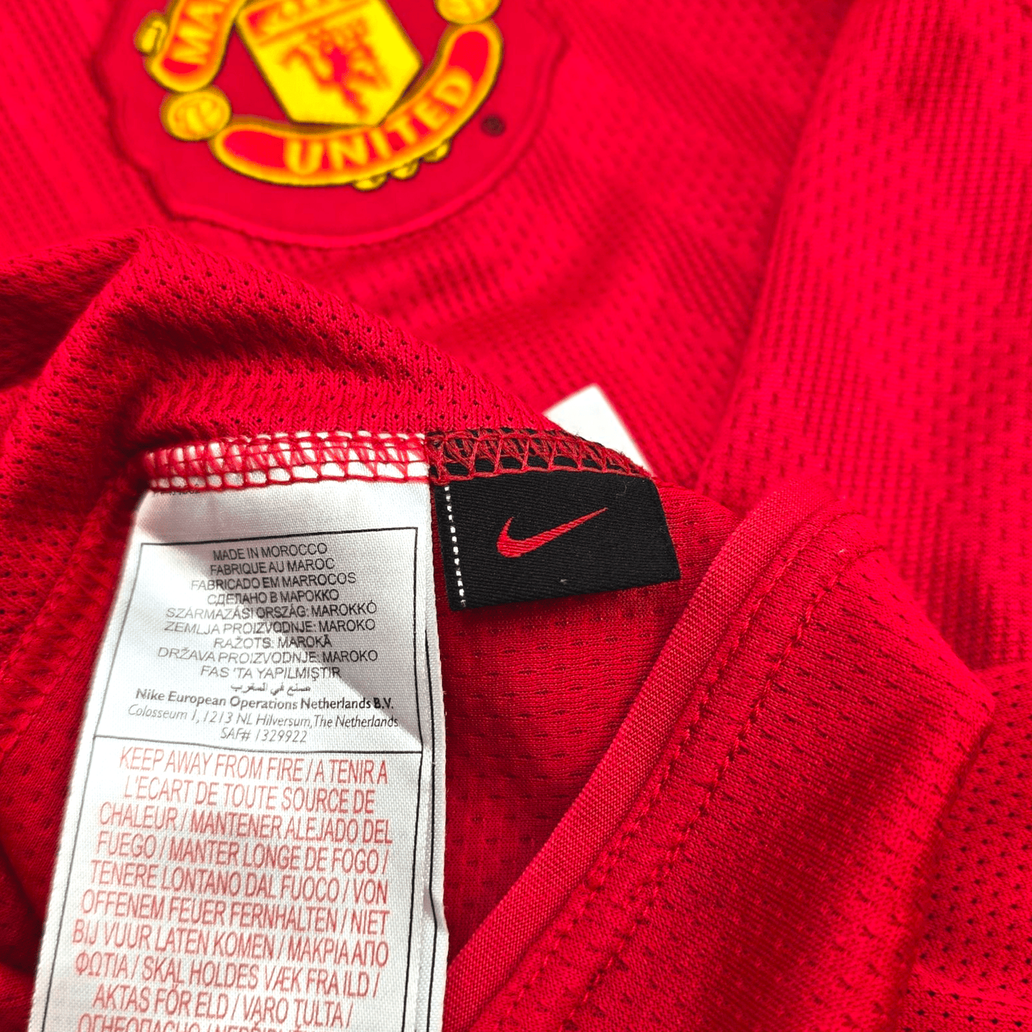 2007/09 Manchester United Home Football Shirt (L) Nike #10 Rooney