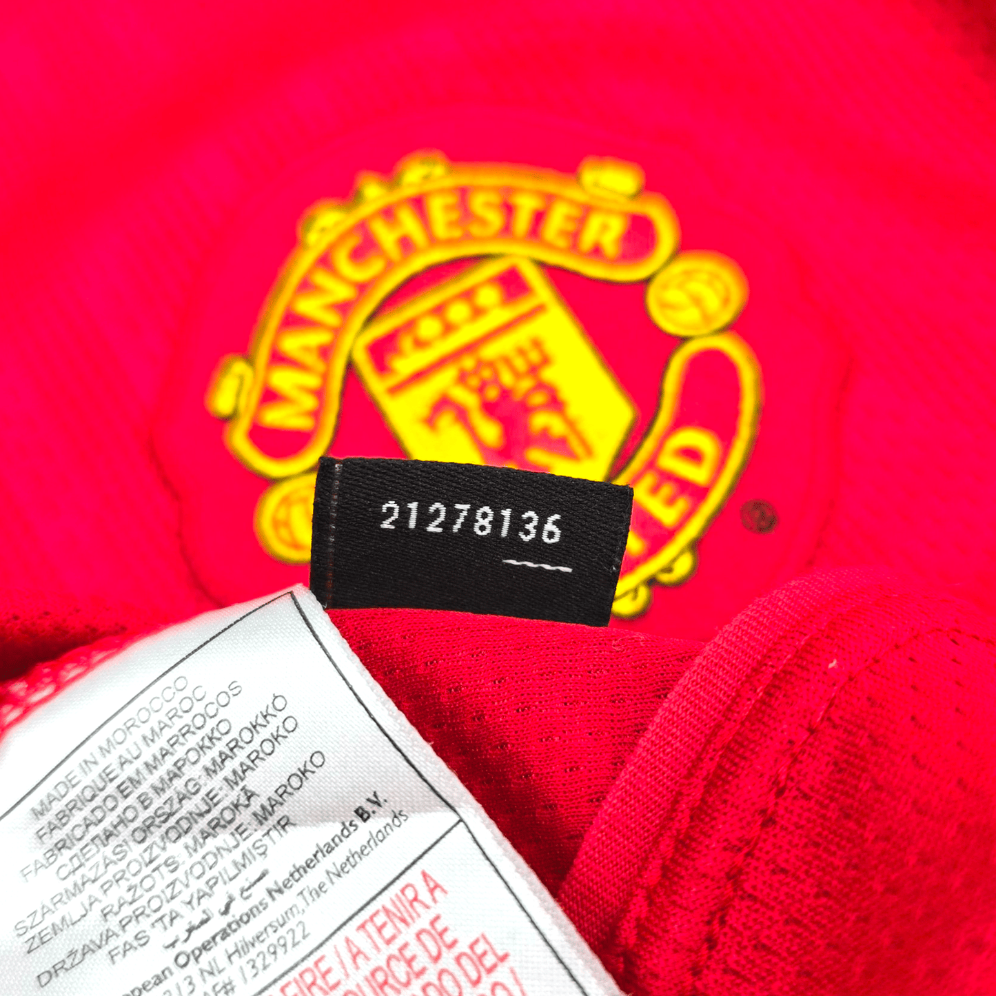 2007/09 Manchester United Home Football Shirt (L) Nike #10 Rooney