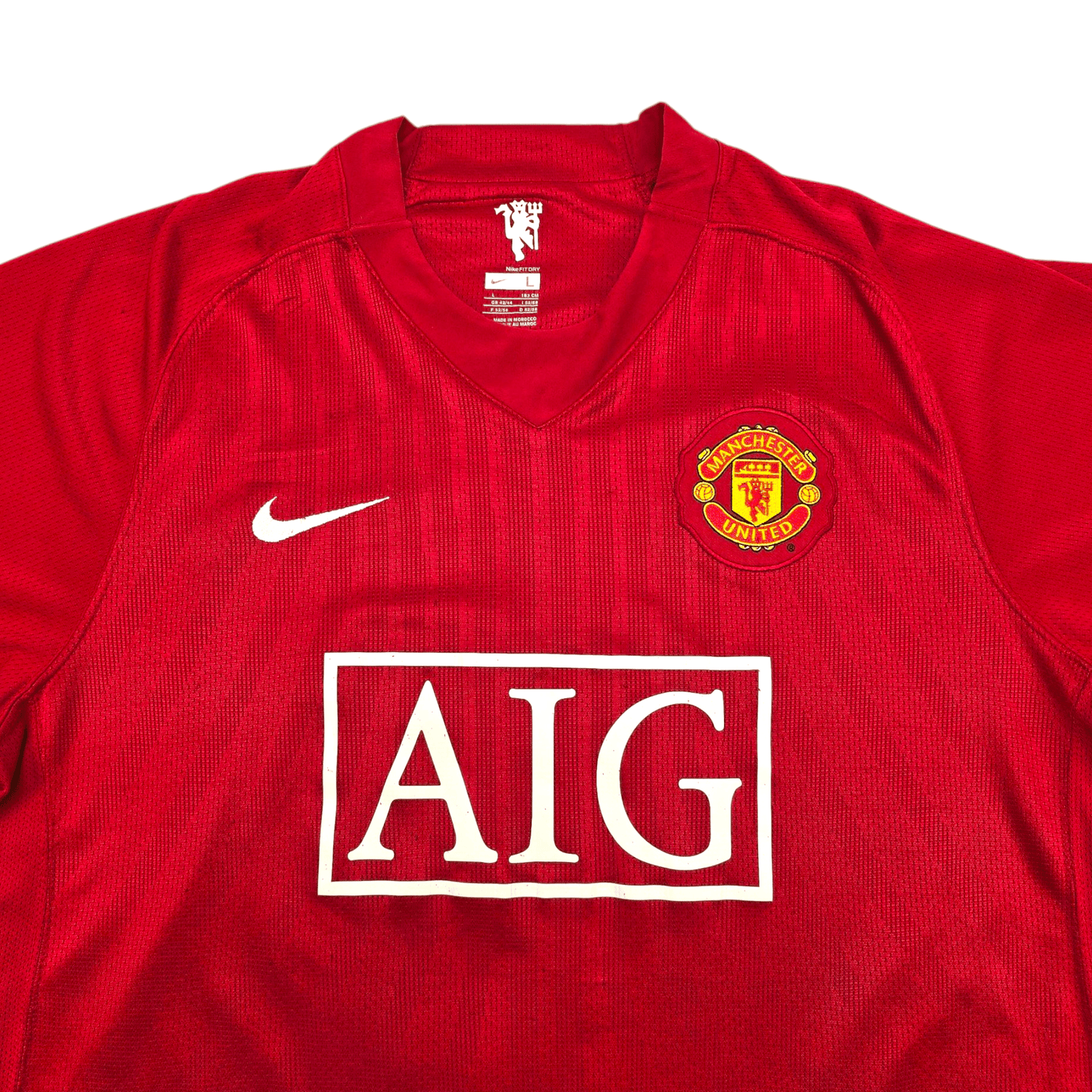 2007/09 Manchester United Home Football Shirt (L) Nike #10 Rooney