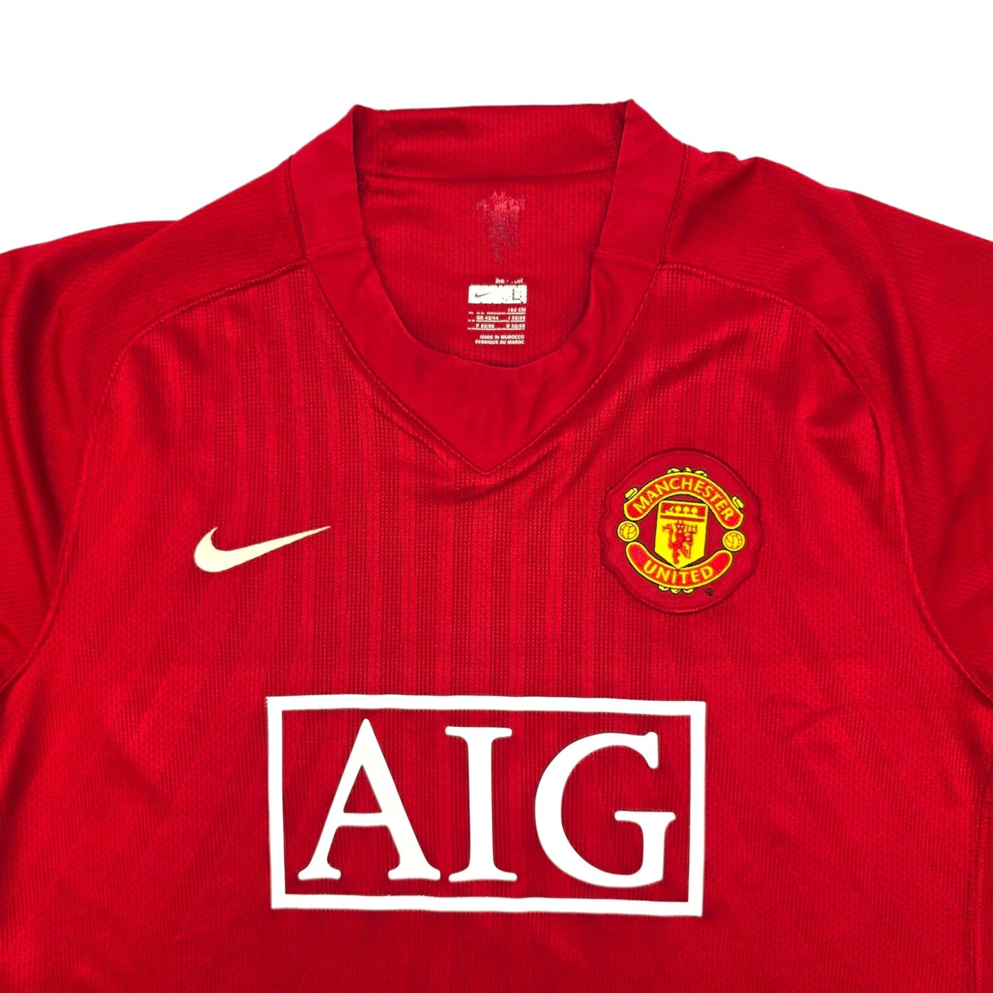 2007/09 Manchester United Home Football Shirt (L) Nike