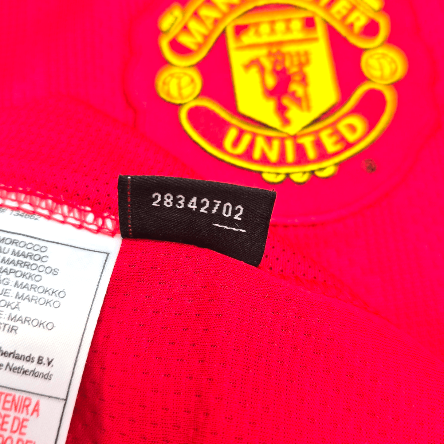 2007/09 Manchester United Home Football Shirt (M) Nike #7 Ronaldo