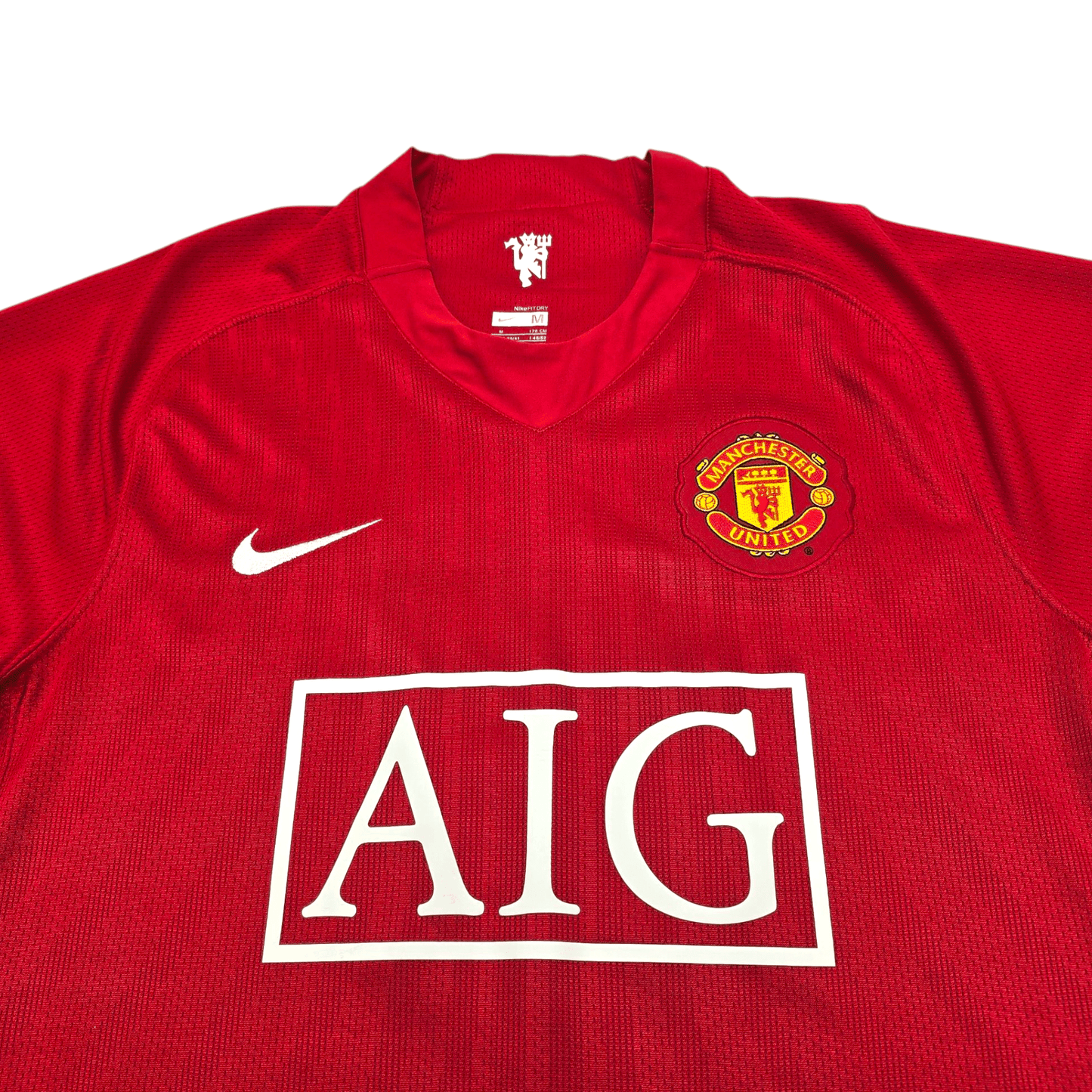 2007/09 Manchester United Home Football Shirt (M) Nike #7 Ronaldo