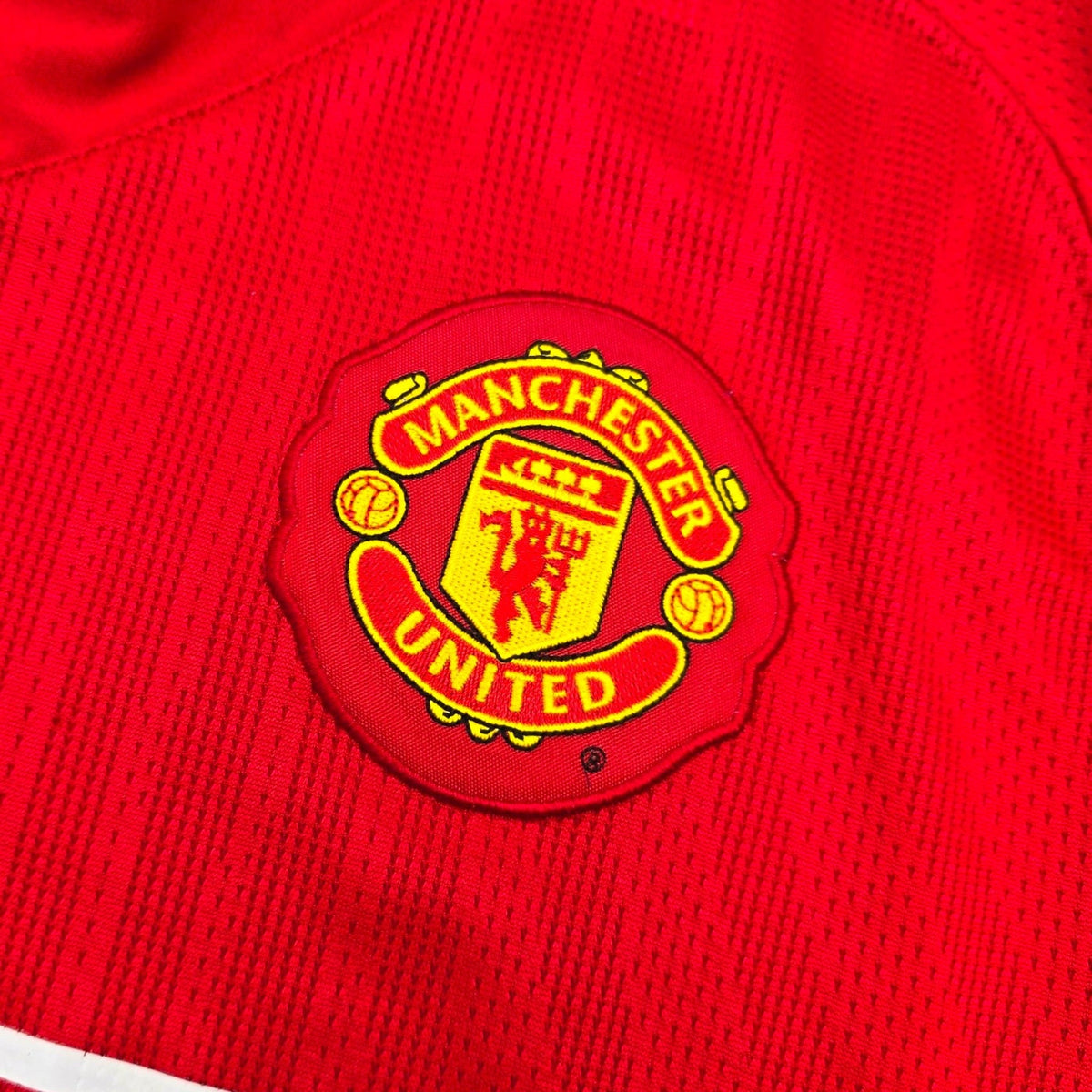 2007/09 Manchester United Home Football Shirt (M) Nike