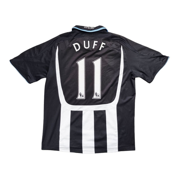 2007/8 Newcastle United Home Football Shirt (L) Adidas #11 Duff