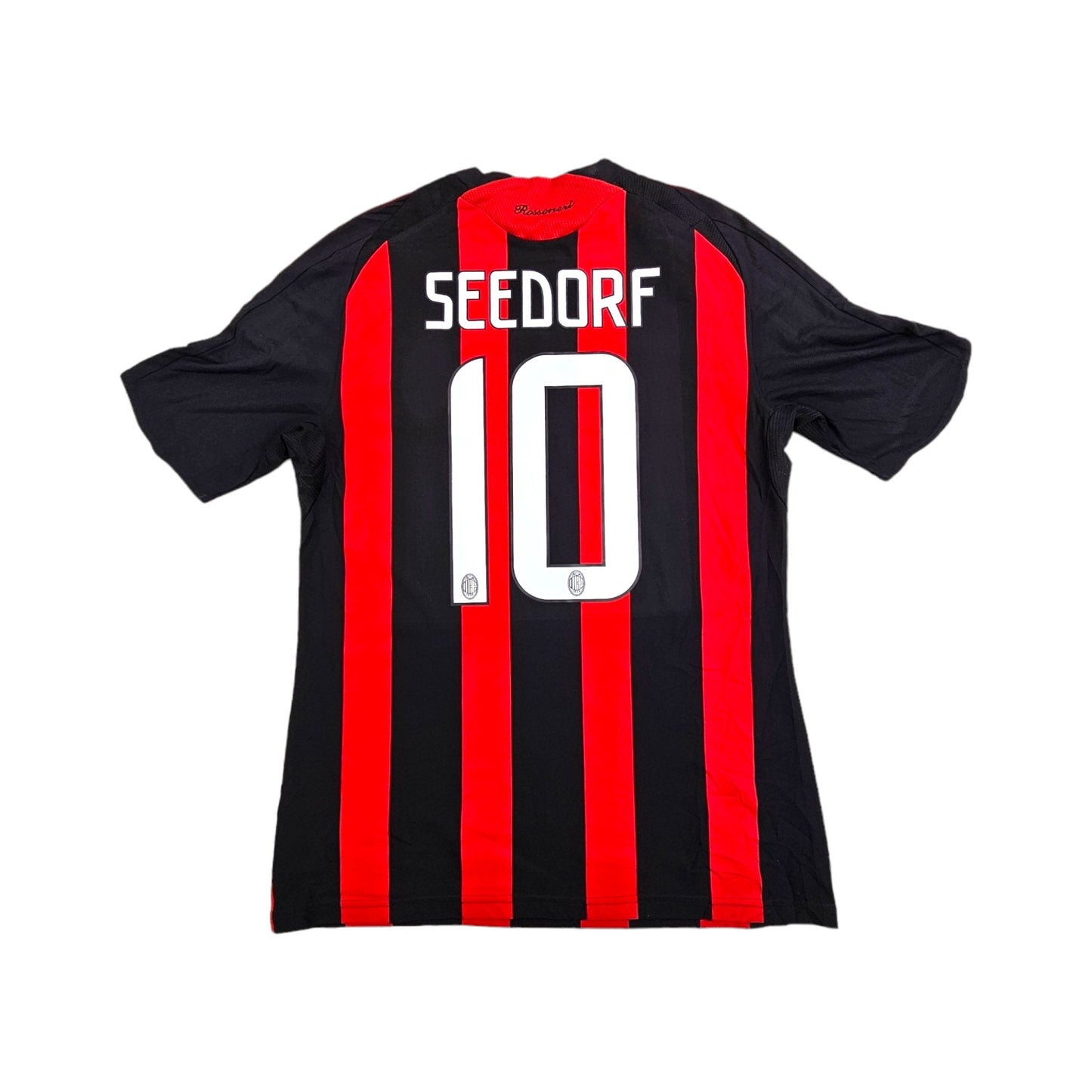 2008/09 AC Milan Home Football Shirt (M) Adidas #10 Seedorf