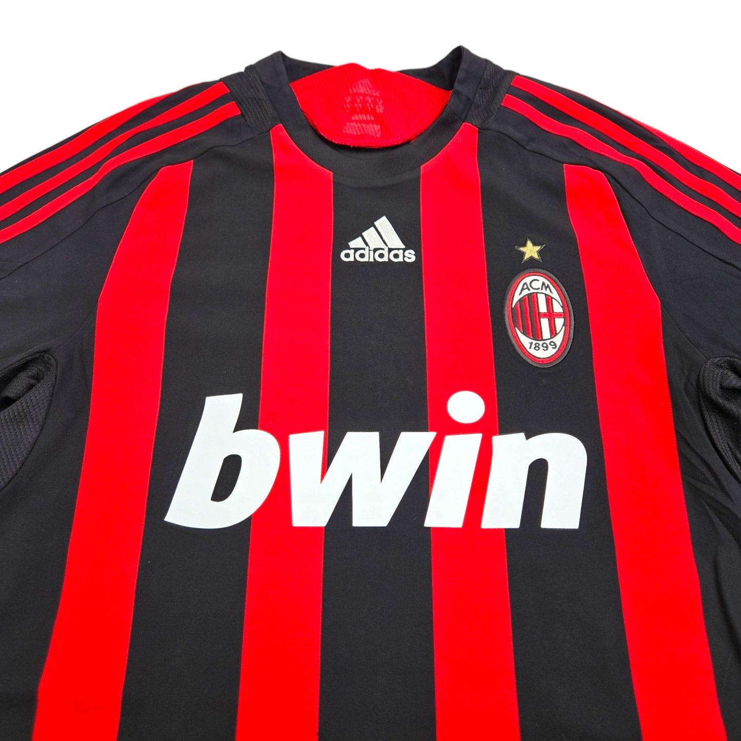 2008/09 AC Milan Home Football Shirt (M) Adidas #10 Seedorf