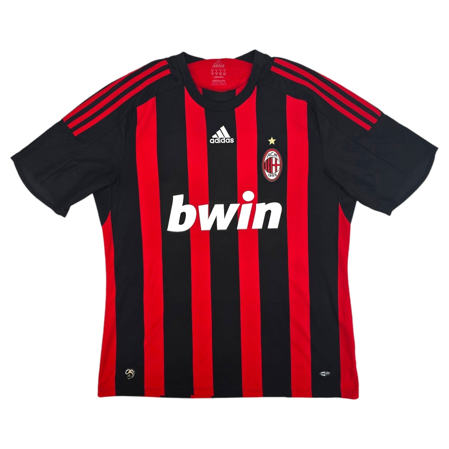 2008/09 AC Milan Home Football Shirt (XL) Adidas #32 Beckham