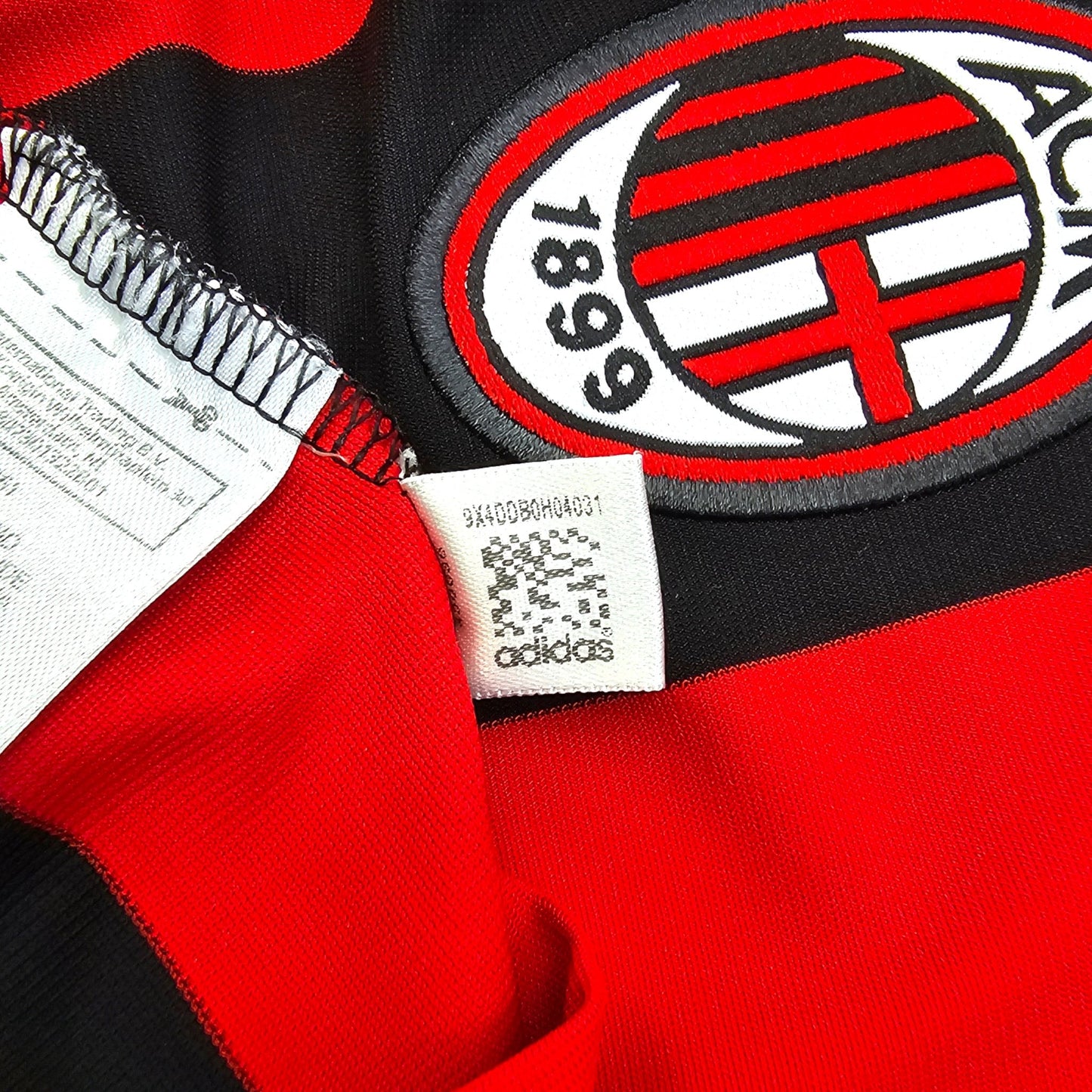 2008/09 AC Milan Home Football Shirt (XL) Adidas #32 Beckham