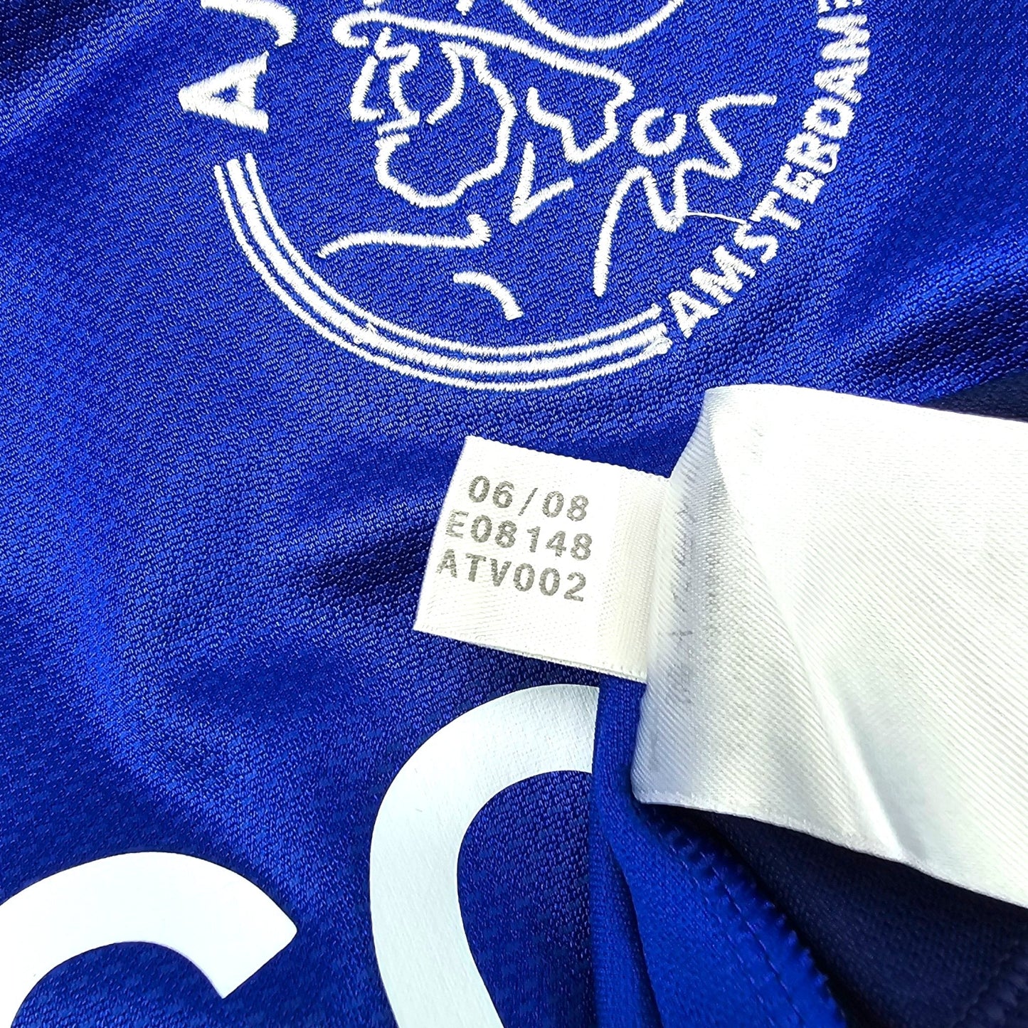 2008/09 Ajax Away Football Shirt (M) Adidas #16 Suarez