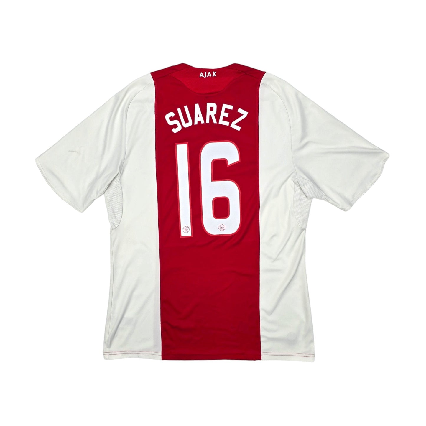 2008/09 Ajax Home Football Shirt (L) Adidas #16 Suarez