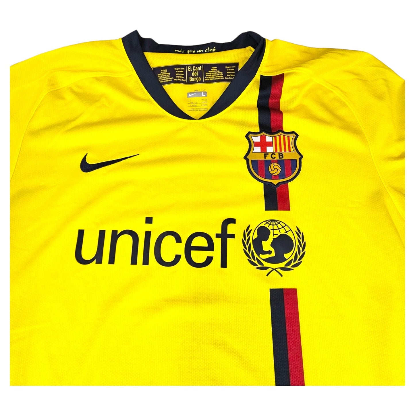 2008/09 Barcelona Away Football Shirt (L) Nike