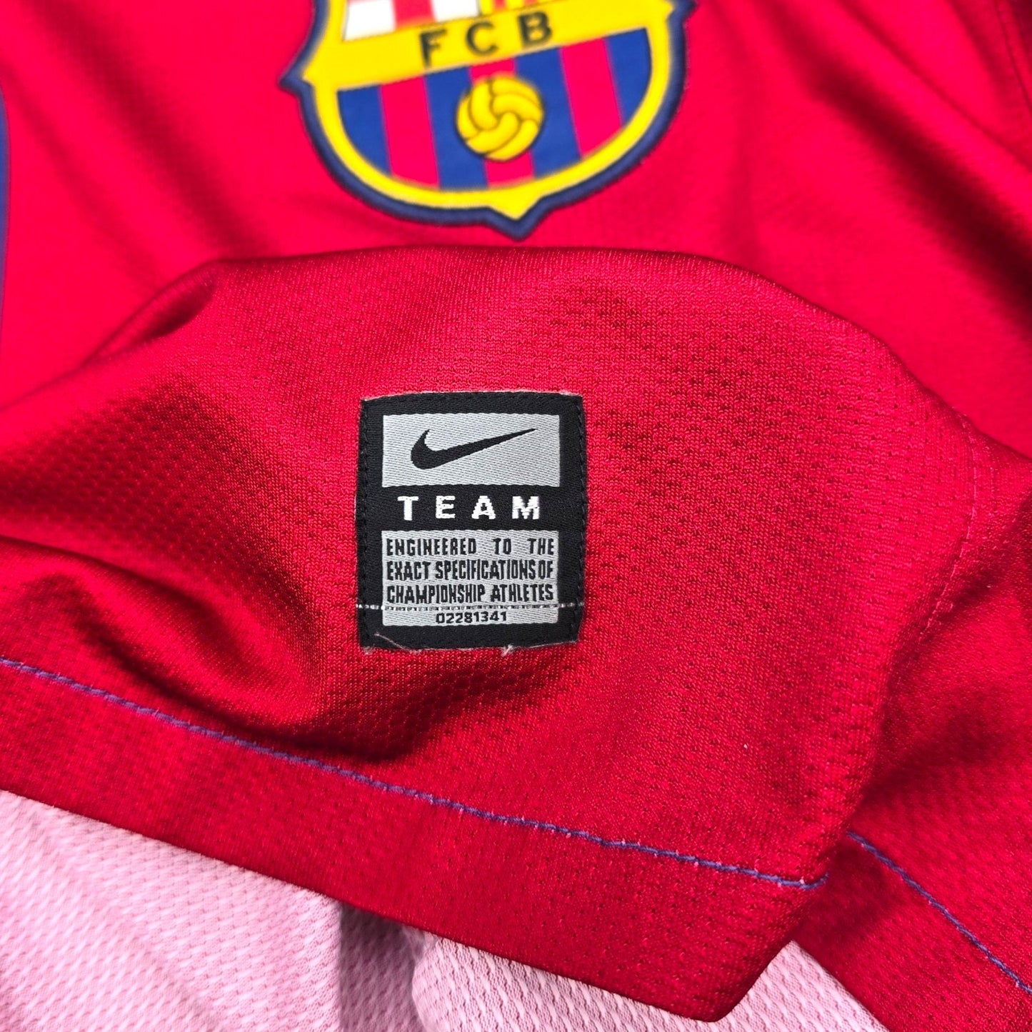 2008/09 Barcelona Home Football Shirt (S) Nike #10 Messi