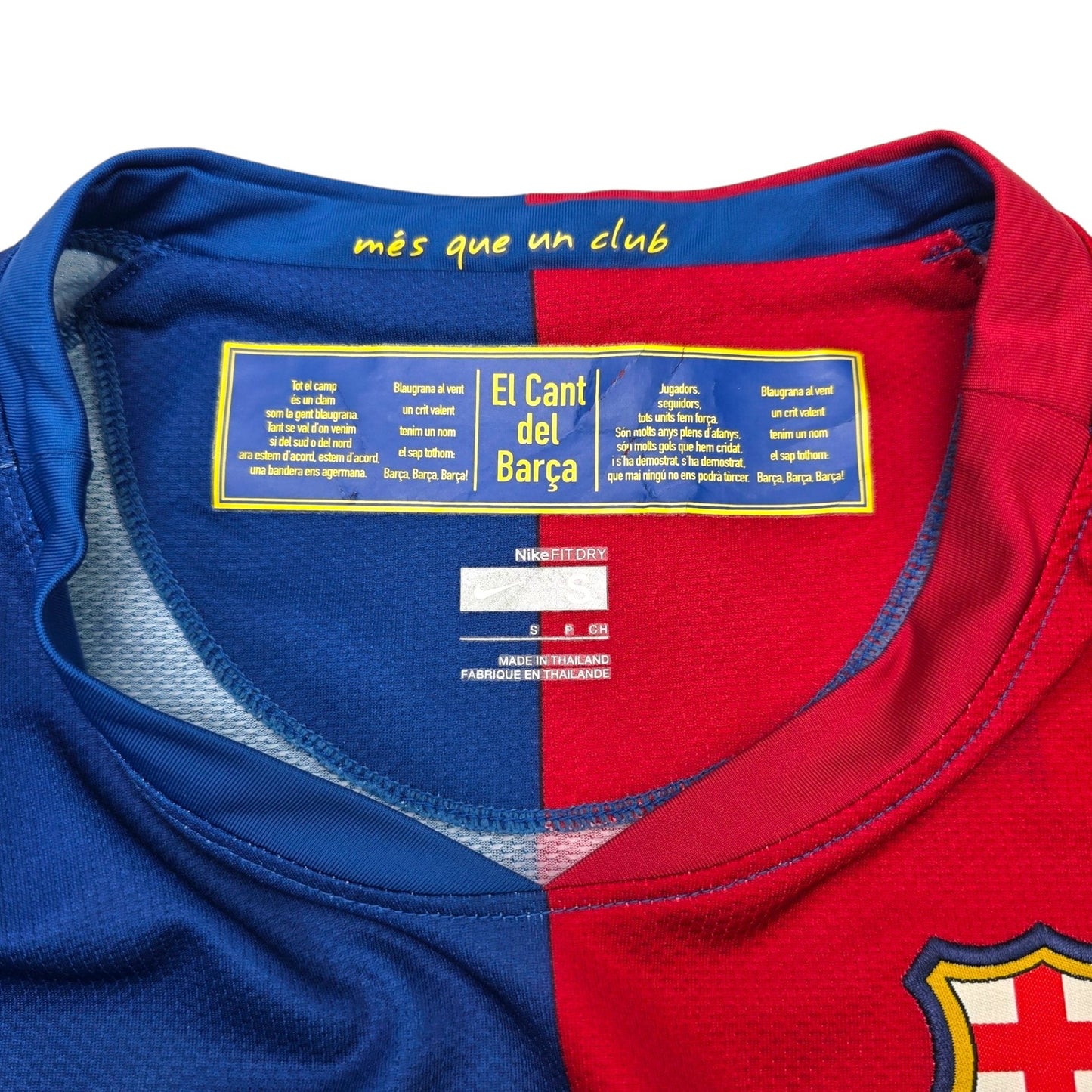 2008/09 Barcelona Home Football Shirt (S) Nike #10 Messi