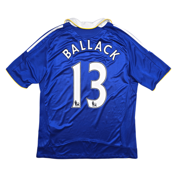 2008/09 Chelsea Home Football Shirt (L) Adidas #13 Ballack