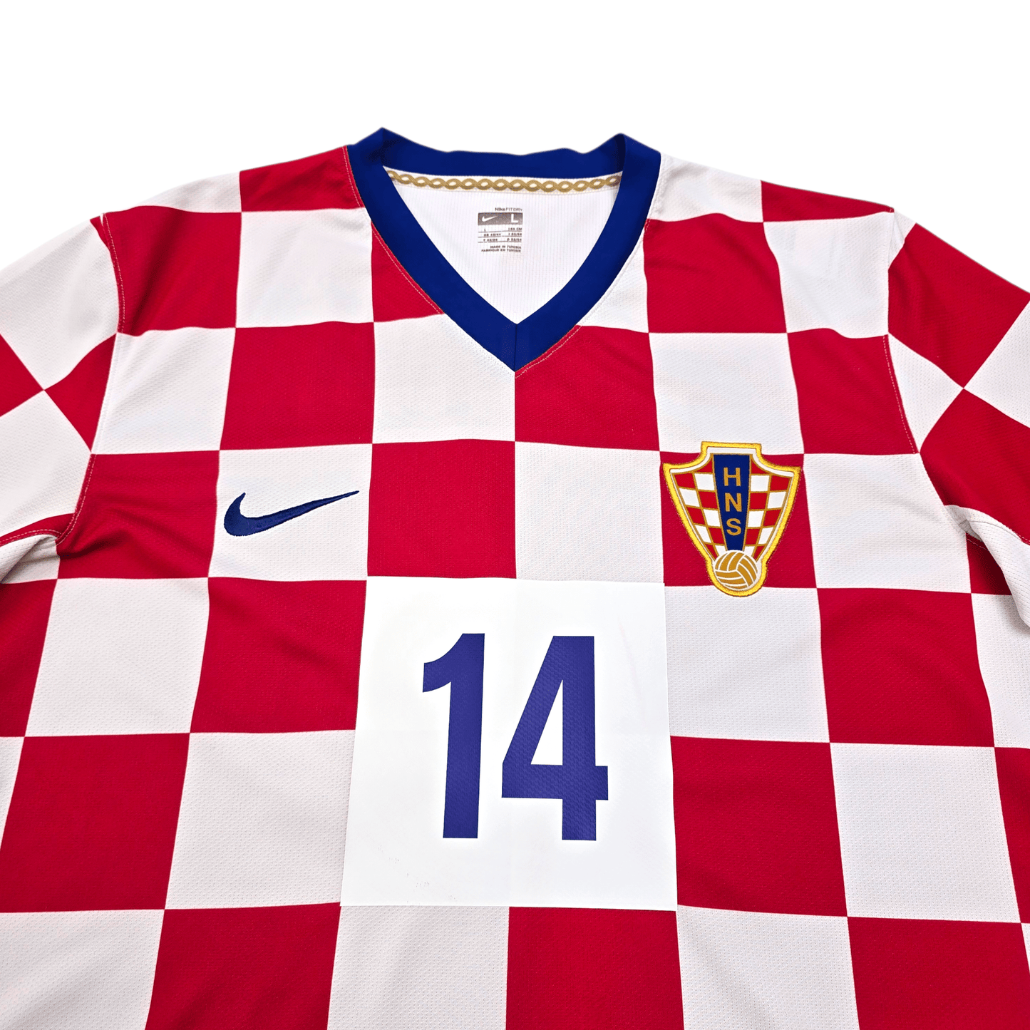 2008/09 Croatia Home Football Shirt (L) Nike #14 Modric