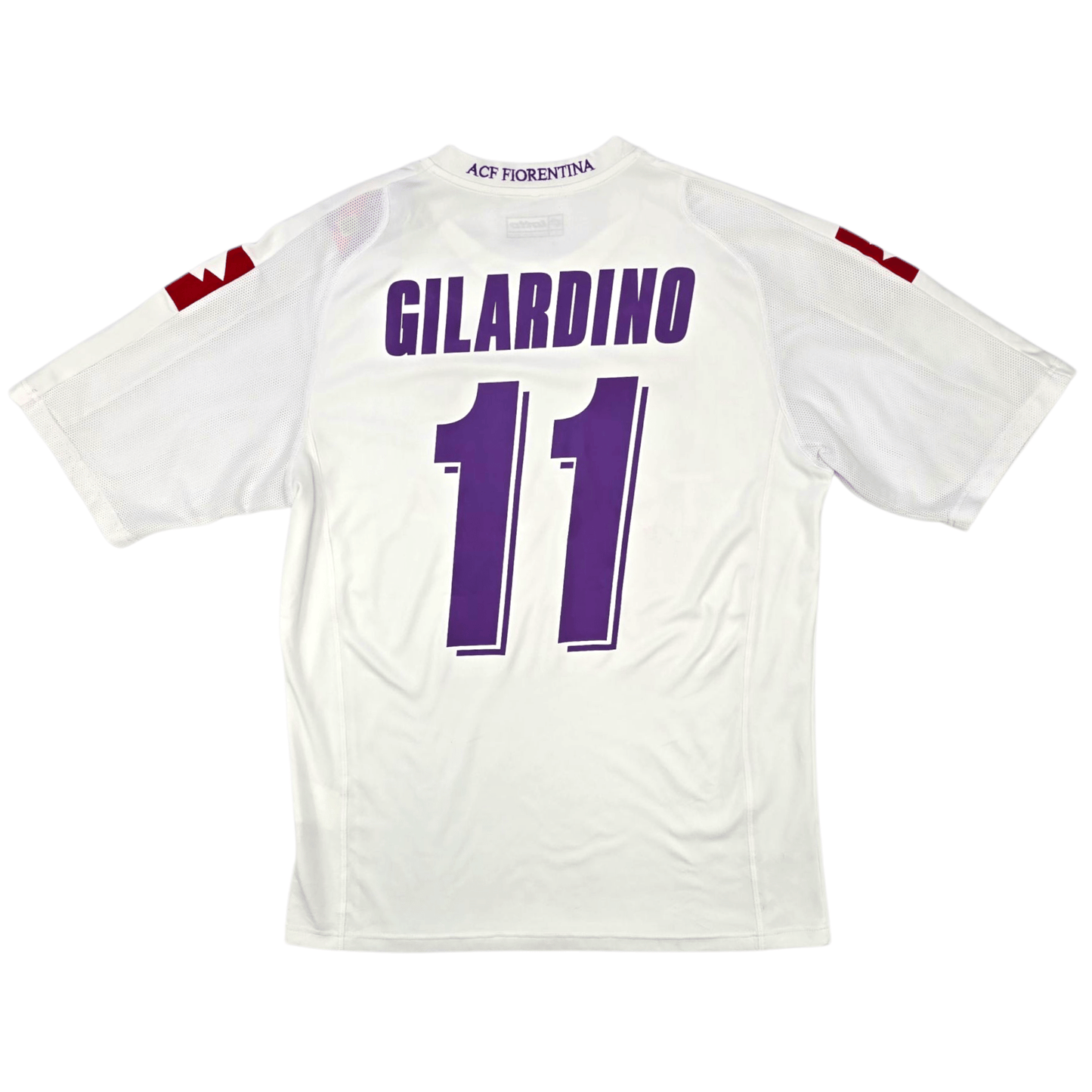 2008/09 Fiorentina Away Football Shirt (L) Lotto #11 Gilardino