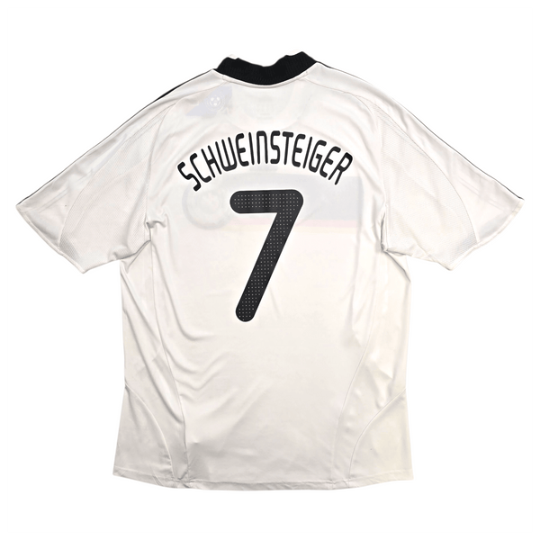 2008/09 Germany Home Football Shirt (L) Adidas #7 Schweinsteiger