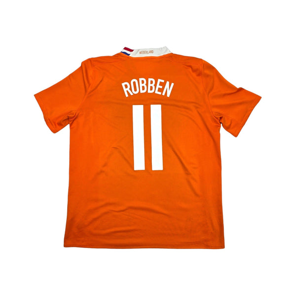 2008/09 Holland Home Football Shirt (L) Nike #11 Robben