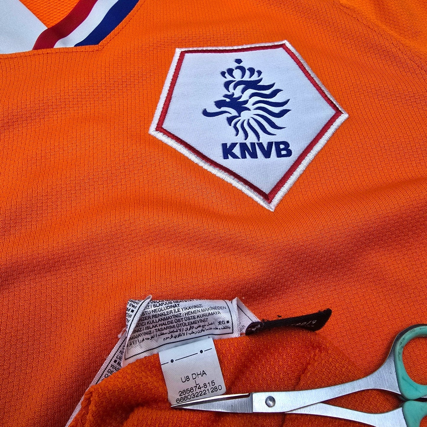 2008/09 Holland Home Football Shirt (L) Nike
