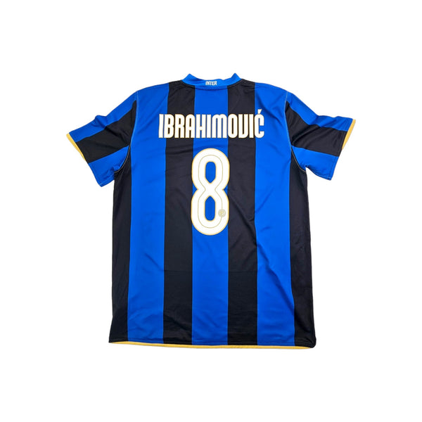 2008/09 Inter Milan Home Football Shirt (L) Nike #8 Ibrahimovic