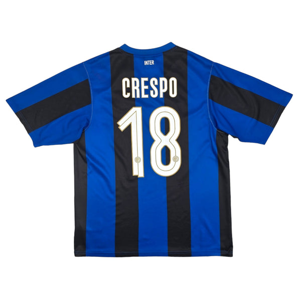 2008/09 Inter Milan Home Football Shirt (M) Nike #18 Crespo