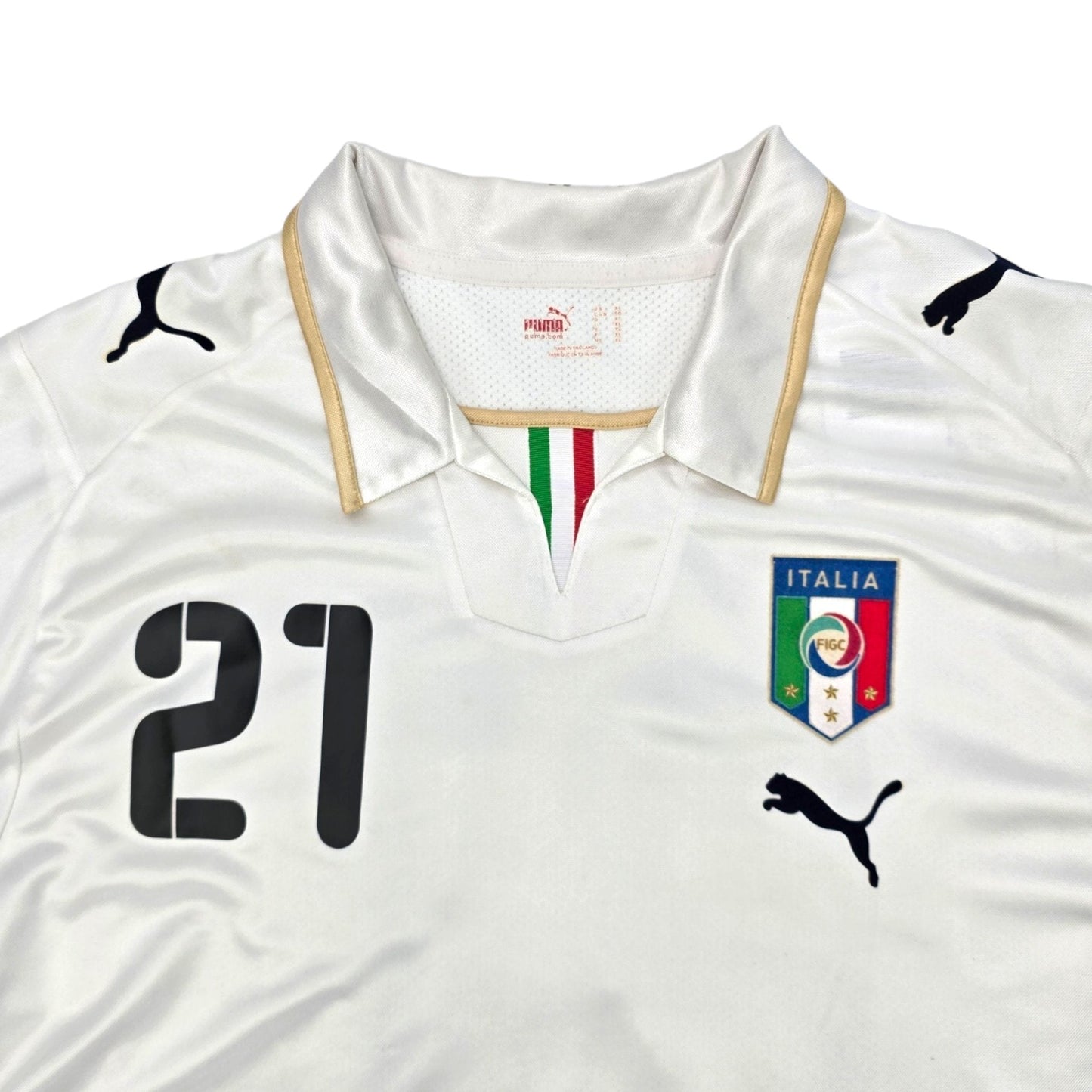 2008/09 Italy Away Football Shirt (XL) Puma #21 Pirlo