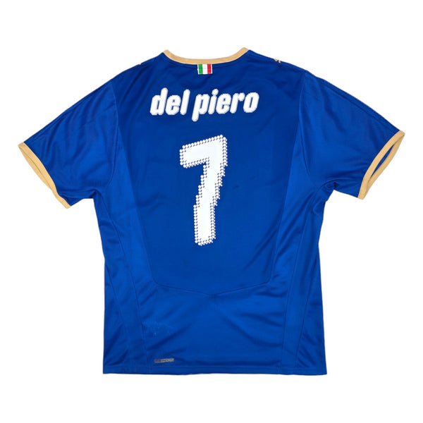 2008/09 Italy Home Football Shirt (M) Puma #7 Del Piero