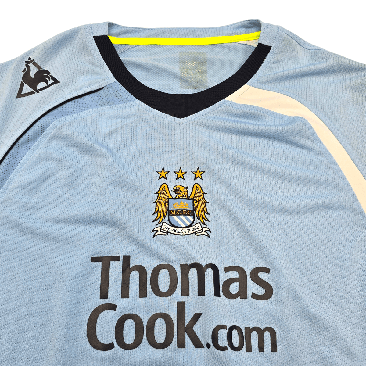 2008/09 Manchester City Home Football Shirt (2XL) Le Coq Sportif