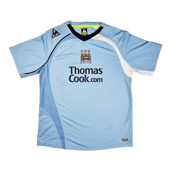 2008/09 Manchester City Home Football Shirt (L) Le Coq Sportif