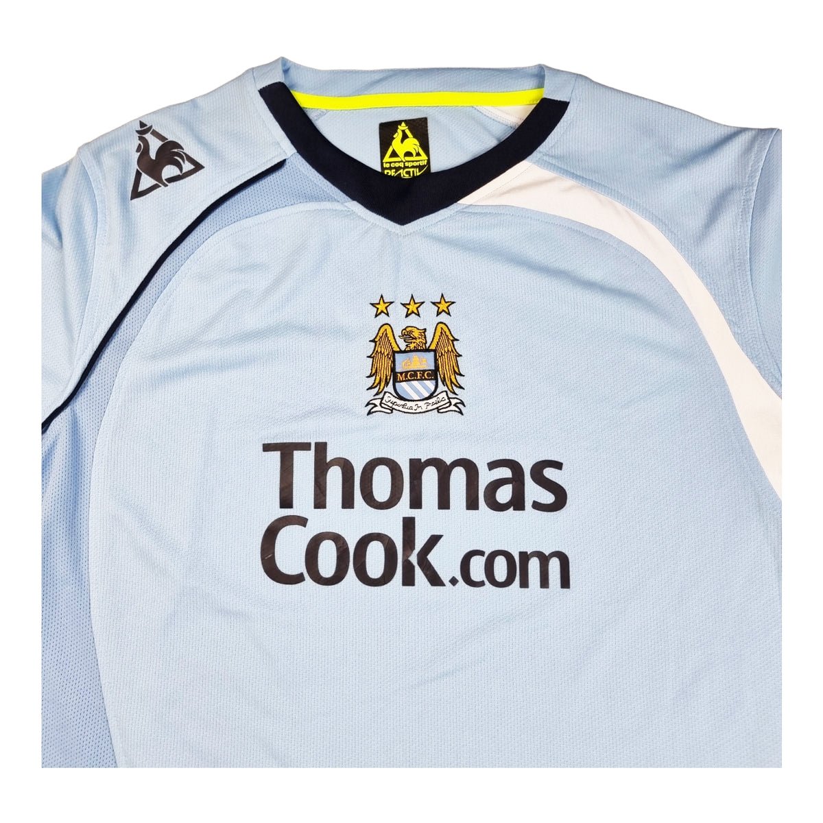 2008/09 Manchester City Home Football Shirt (L) Le Coq Sportif