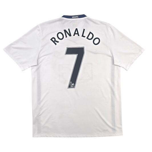 2008/09 Manchester United Away Football Shirt (L) Nike #7 Ronaldo