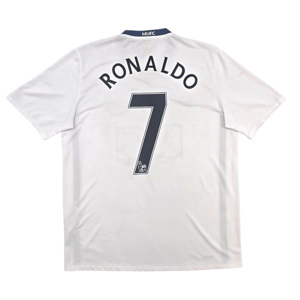 2008/09 Manchester United Away Football Shirt (L) Nike #7 Ronaldo