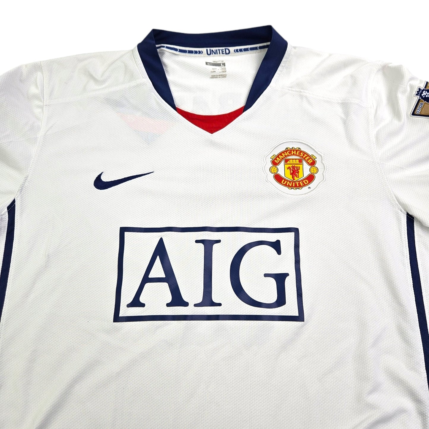 2008/09 Manchester United Away Football Shirt (L) Nike #9 Berbatov