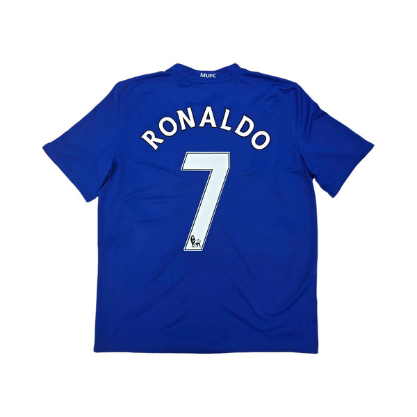 2008/09 Manchester United Third Football Shirt (L) Nike #7 Ronaldo