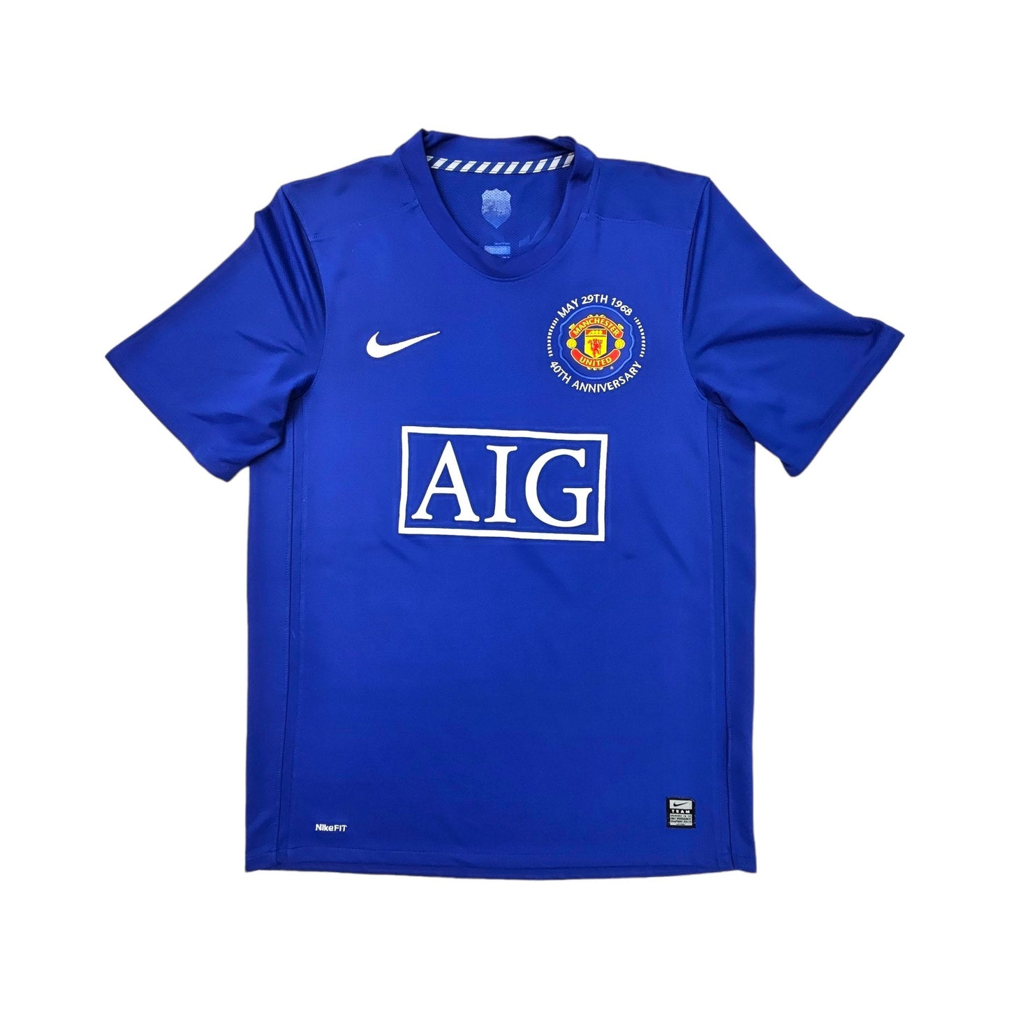 2008/09 Manchester United Third Football Shirt (M) Nike #7 Ronaldo (40th Anniversary)
