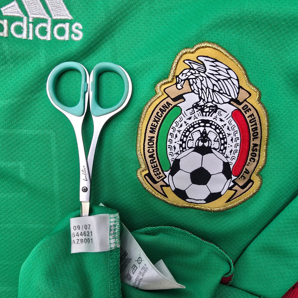2008/09 Mexico Home Football Shirt (S) Adidas