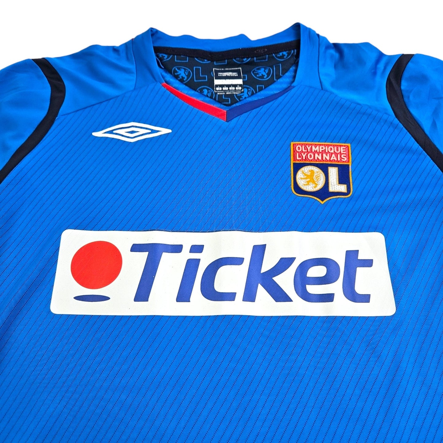 2008/09 Olympique Lyonnais Away Football Shirt (L) Umbro #10 Benzema