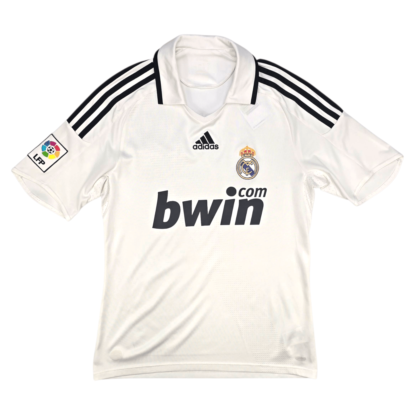 2008/09 Real Madrid Home Football Shirt (S) Adidas #17 V.Nistelrooy
